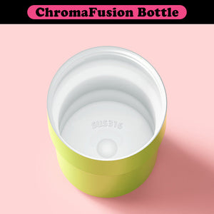 VENETIO ChromaFusion Water Bottle Cup 370ml/ 12.51oz, Radiant Rose & Classic Black Edition Hydration Vacuum Cup - Uniquely Yours | Gifts for Her Him ➡ K-00013