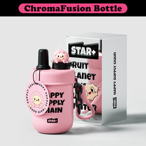 VENETIO ChromaFusion Water Bottle Cup 400ml/ 13.53oz, Radiant Rose & Classic Black Edition Hydration Vacuum Cup - Uniquely Yours | Gifts for Her Him ➡ K-00015