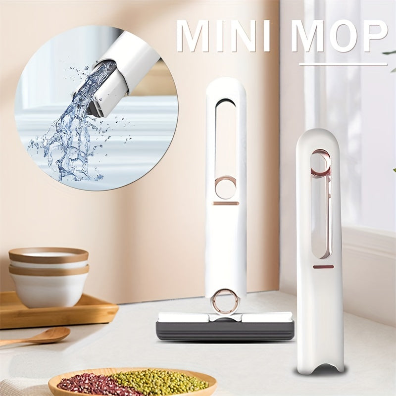Portable Sponge Mop with Replacement Head