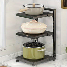 Load image into Gallery viewer, VENETIO Maximize Your Cabinet Space with This Adjustable 3/4 Tier Pots and Pans Organizer! ➡ SO-00016