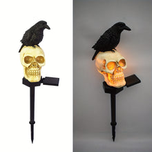 Load image into Gallery viewer, VENETIO Skull Garden Light - Light Up Your Halloween with Automatic Charging for Patio, Backyard, and Garden ➡ OD-00007