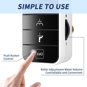 VENETIO Bidet Attachment for Toilet, Retractable Self Cleaning Cold Water Bidets for Existing Toilets, Bidet Toilet Seat Attachment with Pressure Controls, Toilet Bidet Attachment for Frontal & Rear Wash ➡ BF-00011