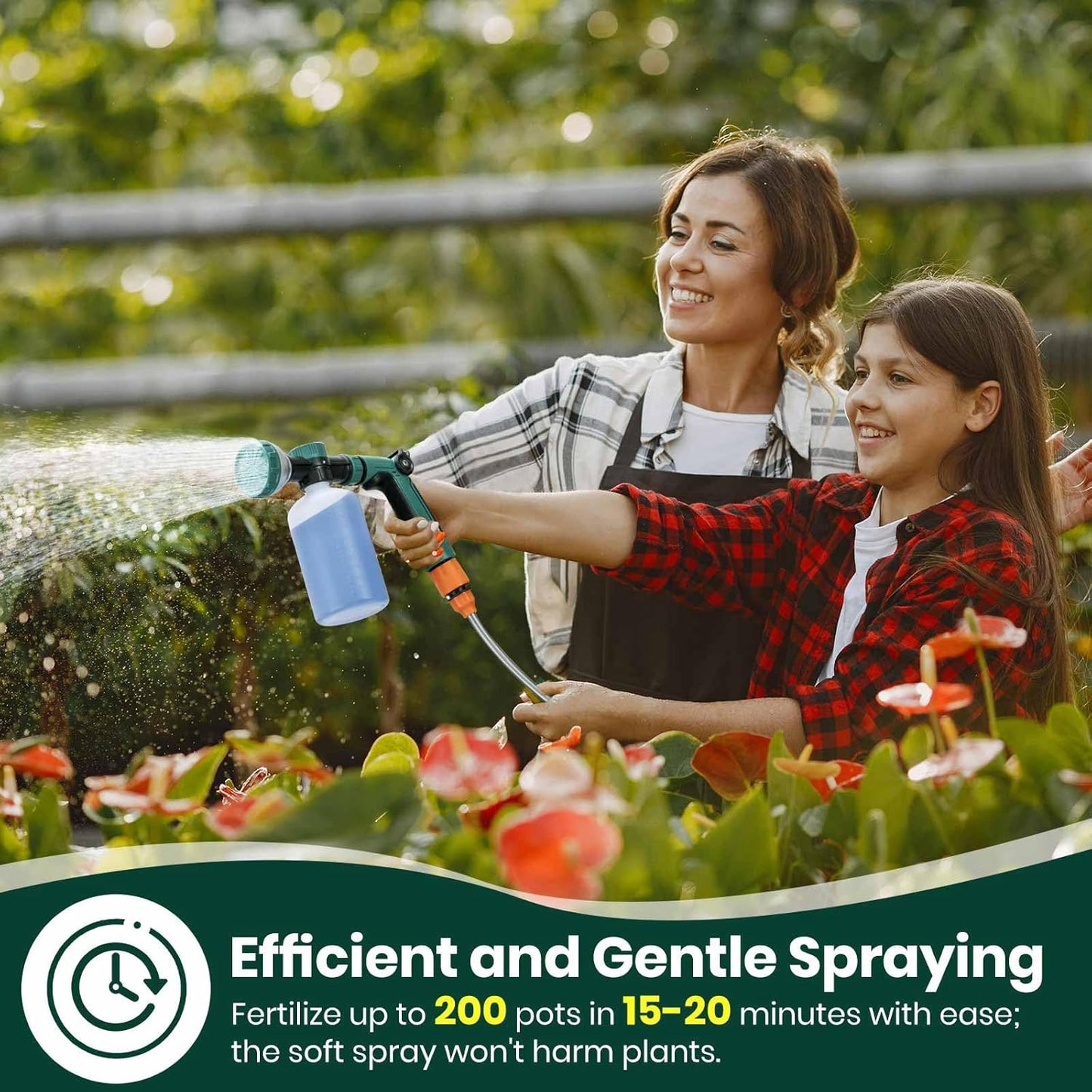 VENETIO Hose End Sprayer for Liquid Fertilizer/Soap | Lawn & Garden Feeder