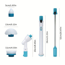 Load image into Gallery viewer, VENETIO Wireless Multifunctional Electric Cleaning Brush - Handheld Long Handle, Telescopic Design, Ideal for Bathroom &amp; Floor Cleaning ➡ CS-00025