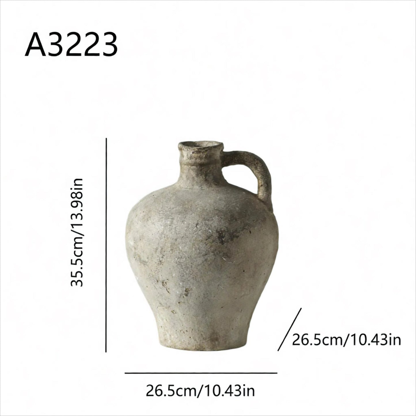 Minimalist Aged Metal Vases Hand-Oxidized Magnesium Sculptures (4 Styles) ✦Japandi Floor & Tabletop Statement