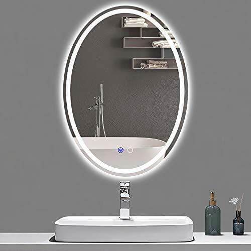 24 x 32 In. Oval Bathroom Vanity LED Mirror - Venetio