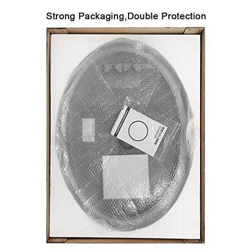 24 x 32 In. Oval Bathroom Vanity LED Mirror - Venetio