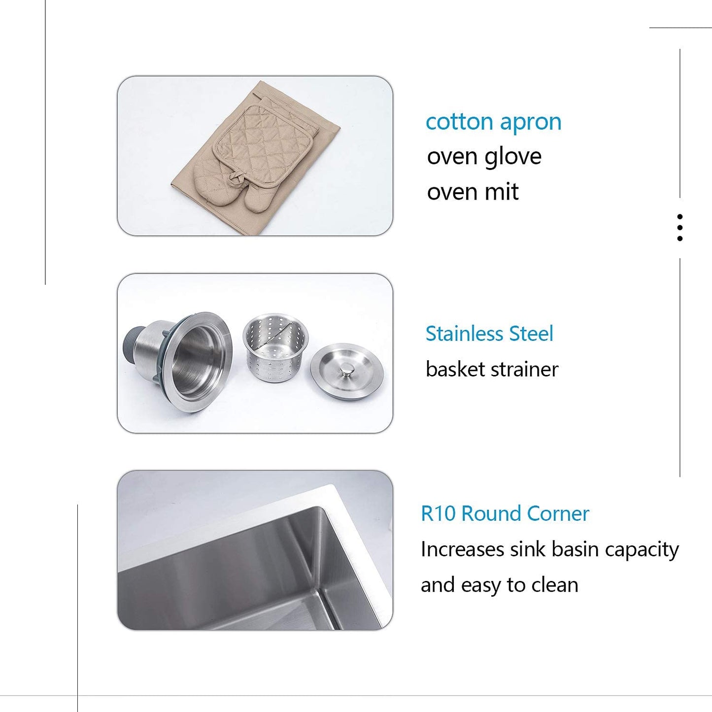 30-inch *16-inch  Under-mount Kitchen Sink - Venetio