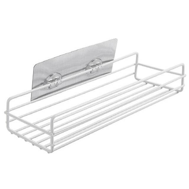 2Pcs Punch Free Shower Corner Caddy - Toilet Corner Shelf Toiletry Rack  Washroom Triangle Storage Rack Wall Mounted Storage Rack For Bathroom.