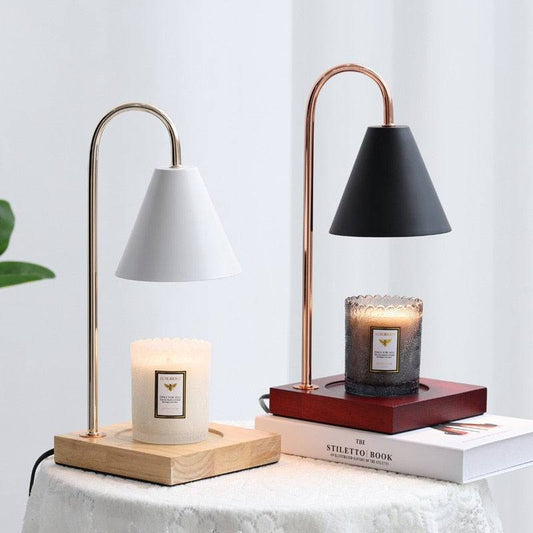 Electric Wax candle melt warmer Light Yankee candle lamp Lantern For Top-Down Candle Melting Bedroom decor Romantic Table Lamp - Venetio