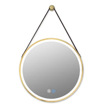 Load image into Gallery viewer, 28 Inches Wall Hanging Round Mirror with Lights LED Bathroom - Venetio