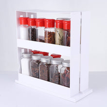 Load image into Gallery viewer, Kitchen Spice Organizer Rack Multi-Function Rotating Storage Shelf Slide - Venetio
