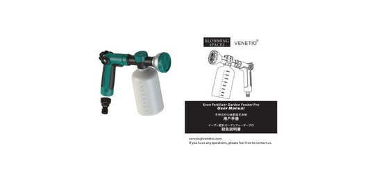 How to effectively use the VENETIO Hose End Fertilizer Sprayer for different levels