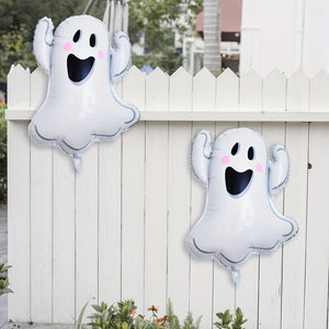 VENETIO Halloween Foil Balloons – Set of 6 Ghost Coming Balloons for Halloween Party, Perfect for Themed Parties and Decor Supplies ➡ OD-00020