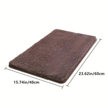 Charger l&#39;image dans la galerie, VENETIO 1pc Luxurious Plush Floor Mat - Soft &amp; Comfy, Water Absorption &amp; Anti-Slip, Perfect for Bedroom, Living Room, Kitchen &amp; Bathroom! ➡ BF-00007