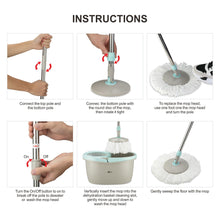 Load image into Gallery viewer, VENETIO 1Pc Householding 360 Spin Mop &amp; Bucket System Mop Refills