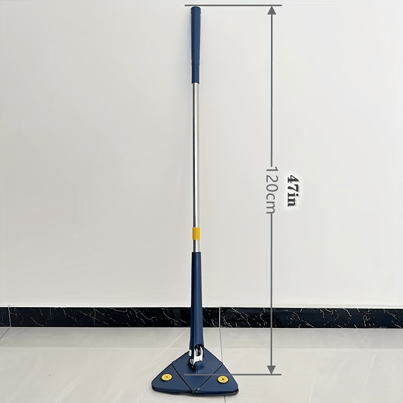 VENETIO Telescopic Triangle Mop 360° Rotatable Spin Cleaning Mop Adjustable Squeeze Wet And Dry Dual Use Water Absorption Home Floor Tool ➡ CS-00003