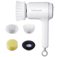 Laden Sie das Bild in den Galerie-Viewer, VENETIO Powerful Cordless Electric Spin Scrubber - 3 Speeds, 4 Replaceable Brush Heads - Ideal for Bathroom, Tub, Kitchen, Tile, and Windows Cleaning ➡ CS-00024