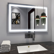 Load image into Gallery viewer, VENETIO 20 to 48 inches Wall Mounted Anti-Fog LED Bathroom Mirror, Available in Canada
