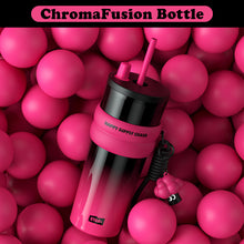 Load image into Gallery viewer, VENETIO ChromaFusion Water Bottle Cup 710ml/ 24.01oz (Pack of 2), Radiant Rose &amp; Classic Black Edition Hydration Vacuum Cup - Uniquely Yours | Gifts for Her Him ➡ K-00012