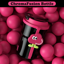 Laden Sie das Bild in den Galerie-Viewer, VENETIO ChromaFusion Water Bottle Cup 370ml/ 12.51oz, Radiant Rose &amp; Classic Black Edition Hydration Vacuum Cup - Uniquely Yours | Gifts for Her Him ➡ K-00013