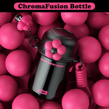 Charger l&#39;image dans la galerie, VENETIO ChromaFusion Water Bottle Cup 450ml/ 15.22oz, Radiant Rose &amp; Classic Black Edition Hydration Vacuum Cup - Uniquely Yours | Gifts for Her Him ➡ K-00014