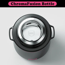 Charger l&#39;image dans la galerie, VENETIO ChromaFusion Water Bottle Cup 450ml/ 15.22oz, Radiant Rose &amp; Classic Black Edition Hydration Vacuum Cup - Uniquely Yours | Gifts for Her Him ➡ K-00014