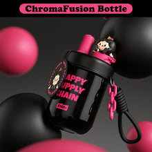 Load image into Gallery viewer, VENETIO ChromaFusion Water Bottle Cup 400ml/ 13.53oz, Radiant Rose &amp; Classic Black Edition Hydration Vacuum Cup - Uniquely Yours | Gifts for Her Him ➡ K-00015