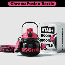 Load image into Gallery viewer, VENETIO ChromaFusion Water Bottle Cup 1800ml/ 60.87oz, Radiant Rose &amp; Classic Black Edition Hydration Vacuum Cup, 316 Stainless Steel Large Belly Cup - Uniquely Yours | Gifts for Her Him ➡ K-00008