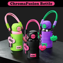 Charger l&#39;image dans la galerie, VENETIO ChromaFusion Water Bottle Cup 550ml/ 18.6oz, Radiant Rose &amp; Classic Black Edition Hydration Vacuum Cup - Uniquely Yours | Gifts for Her Him ➡ K-00009