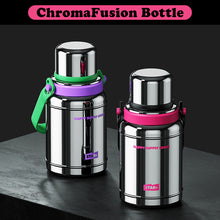 Laden Sie das Bild in den Galerie-Viewer, VENETIO ChromaFusion Water Bottle Cup 1200ml/ 40.58oz, Radiant Rose &amp; Classic Black Edition Hydration Vacuum Cup - Uniquely Yours | Gifts for Her Him ➡ K-00018