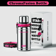 Laden Sie das Bild in den Galerie-Viewer, VENETIO ChromaFusion Water Bottle Cup 900ml/ 30.44oz, Radiant Rose &amp; Classic Black Edition Hydration Vacuum Cup - Uniquely Yours | Gifts for Her Him ➡ K-00017