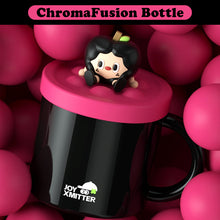 Laden Sie das Bild in den Galerie-Viewer, VENETIO ChromaFusion Water Bottle Cup 320ml/ 10.82oz, Radiant Rose &amp; Classic Black Edition Hydration Vacuum Cup - Uniquely Yours | Gifts for Her Him ➡ K-00016