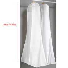 Load image into Gallery viewer, VENETIO 1pc 180cm/70.87inch White Non-woven Fabric Dress Storage Bag, Dustproof Storage Bag, Prom Dress Dust Cover, Long Garment Bag ➡ SO-00048