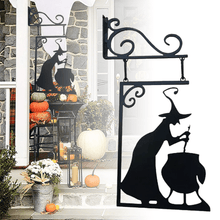 Cargar imagen en el visor de la galería, VENETIO Mysterious Witch Statue - Add a Spooky Vintage Cast Iron Decoration to Your Garden ➡ OD-00006