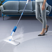 Charger l&#39;image dans la galerie, VENETIO 1pc, Household Spray Mop With Mop Cloth, Rotary Mop With Long Handle, Microfiber Floor Mop With Water Spray, Hand-free Washing Flat Cleaning Mop, Dry And Wet Dual-use, Cleaning Supplies, Cleaning Gadgets, Apartment Essentials ➡ CS-00011