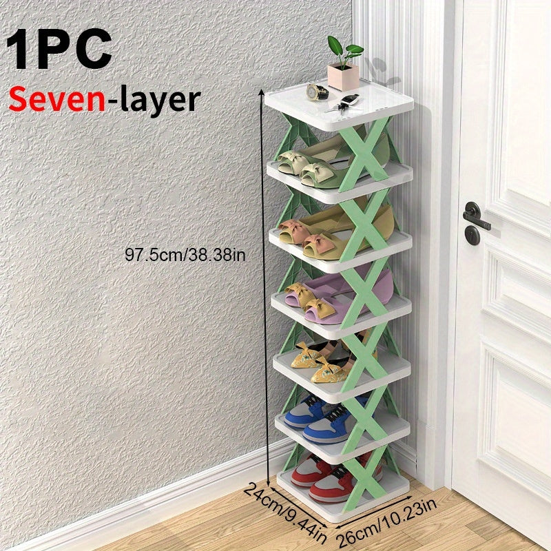 VENETIO 1pc Small Space Shoe Rack, Stackable Design, Easy To Assemble ➡ SO-00013