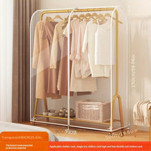 Laden Sie das Bild in den Galerie-Viewer, VENETIO 1pc Fully Transparent Clothes Dust Cover for Floor Mount Garment Rack - Protects Coats and Garments from Dust and Dirt ➡ SO-00046