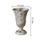 French Vintage Vase – Distressed White Baroque Flower Urn ✦ Palace Chic Decor