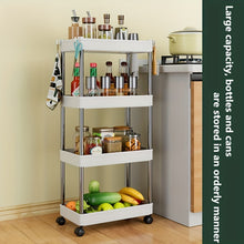Charger l&#39;image dans la galerie, VENETIO Maximize Your Storage Space with this Slim Multi-Layer Movable Storage Cart with Wheels! ➡ SO-00019