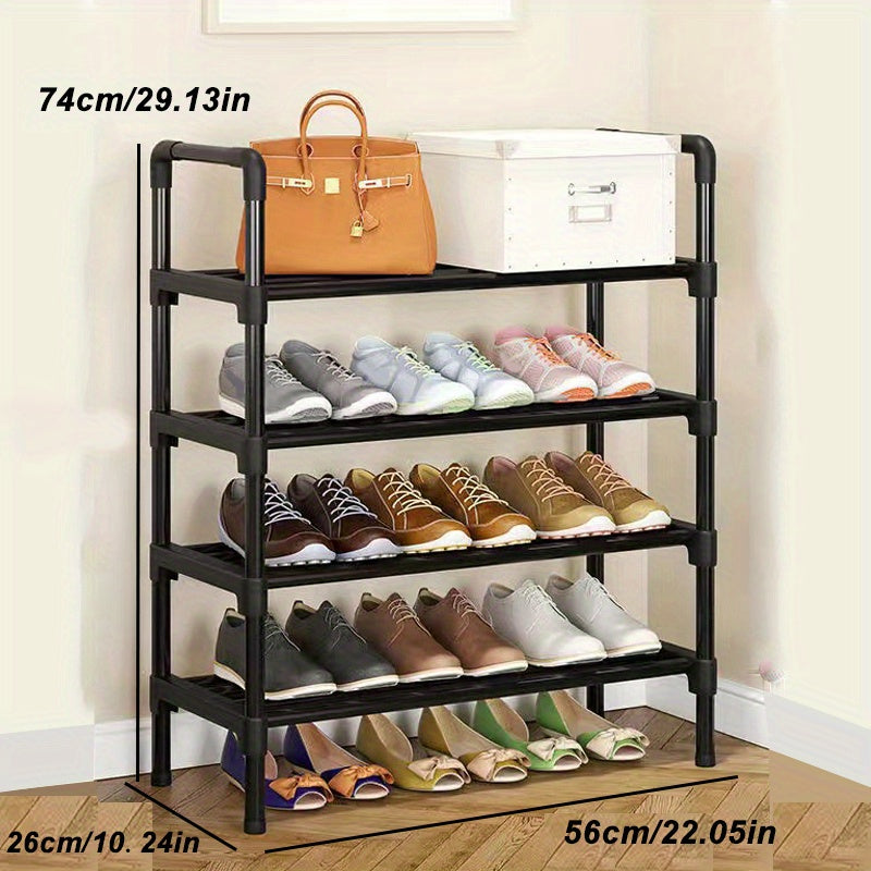 VENETIO 1set 3-8 Layers Shoes Storage Rack, Assembled Floor Standing Shoes Storage Shelf, Removable Multi-layer Shoes Shelf, Suitable For Doorway Corridor Bathroom Living Room School Dorm ➡ SO-00011