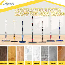 Laden Sie das Bild in den Galerie-Viewer, VENETIO ProSweep / Premium Microfiber Spray Mop Refills - 16.3 Inch Replacement Cleaning Mop Pads, Pack of 4