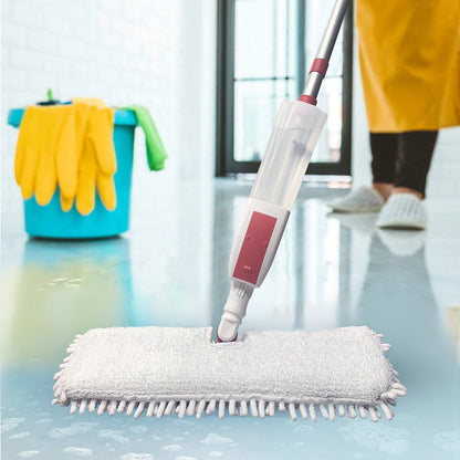 VENETIO Flip Microfiber Spray Mop for Floor Cleaning with Washable Pads and Refillable Sprayer
