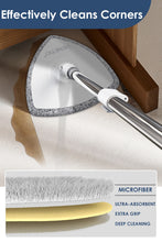Cargar imagen en el visor de la galería, VENETIO Triangle iMOP Spin Mop Refills - Include 10&quot; Washable Microfiber Mop Pad Replacements and Water Filter Replacements