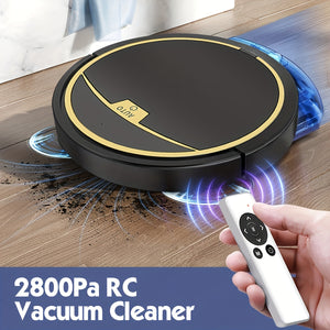 VENETIO Smart Robot Vacuum Cleaner - 2800Pa Suction, Remote Control, Anti-Drop, Water Box, Wet/Dry Mop - Effortless Floor Cleaning ➡ CS-00038