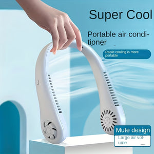 VENETIO Stay Cool and Comfortable Anywhere with this Portable, Hands-Free Bladeless Neck Fan! ➡ OP-00001