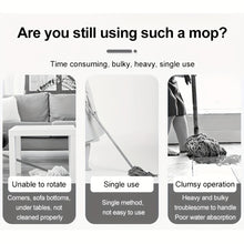 Load image into Gallery viewer, VENETIO Telescopic Triangle Mop 360° Rotatable Spin Cleaning Mop Adjustable Squeeze Wet And Dry Dual Use Water Absorption Home Floor Tool ➡ CS-00003