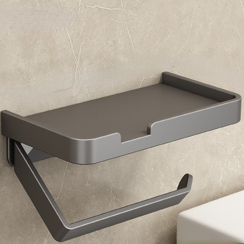 VENETIO Organize Your Bathroom with this 1pc Toilet Paper Holder with Phone Shelf! ➡ SO-00024