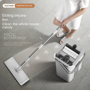 VENETIO 1pc Household Mop, Flat Floor Mop Pad, Free Hand Wash Lazy Person Mop Floor Artifact ➡ CS-00007