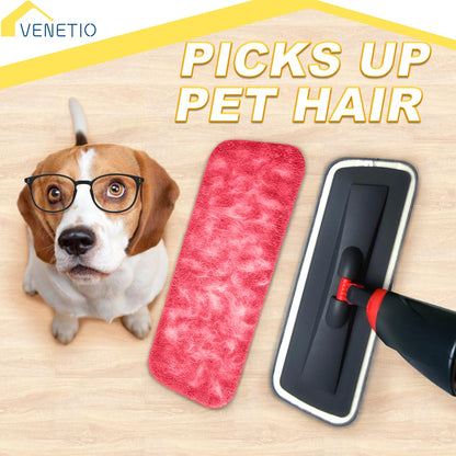 VENETIO ProSweep / Premium Microfiber Spray Mop Refills - 16.3 Inch Replacement Cleaning Mop Pads, Pack of 4